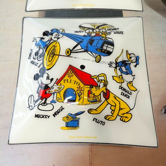 VTG ⭐️ DISNEY Character Square Ceiling Light Cover Shade - Picture 8 of 8